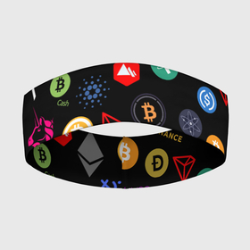 Повязка на голову 3D с принтом BITCOIN PATTERN | БИТКОИН(Z) ,  |  | binance coin | bitcoin | blockchain | btc | cardano | crypto | ethereum | litecoin | polkadot | tether | xrp | биткоин | блокчейн | валюта | деньги | криптовалюта | майнер | майнинг | цифровая валюта | цифровое золото | эфир