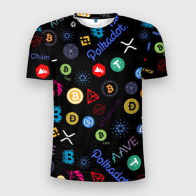 Мужская футболка 3D спортивная с принтом BITCOIN PATTERN | БИТКОИН(Z) в Новосибирске, 100% полиэстер с улучшенными характеристиками | приталенный силуэт, круглая горловина, широкие плечи, сужается к линии бедра | binance coin | bitcoin | blockchain | btc | cardano | crypto | ethereum | litecoin | polkadot | tether | xrp | биткоин | блокчейн | валюта | деньги | криптовалюта | майнер | майнинг | цифровая валюта | цифровое золото | эфир