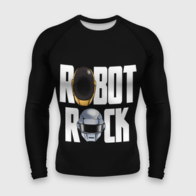 Мужской рашгард 3D с принтом Robot Rock в Санкт-Петербурге,  |  | cyberpunk | daft | daftpunk | electronic | get | guy | guy manuel | human | lucky | music | punk | robot | rock | thomas | дафт | дафтпанк | киберпанк | музыка | ню диско | панк | робот | рок | техно | томас | электро | электроник рок