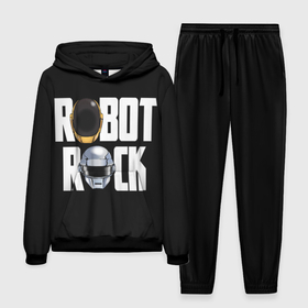 Мужской костюм 3D (с толстовкой) с принтом Robot Rock в Петрозаводске,  |  | cyberpunk | daft | daftpunk | electronic | get | guy | guy manuel | human | lucky | music | punk | robot | rock | thomas | дафт | дафтпанк | киберпанк | музыка | ню диско | панк | робот | рок | техно | томас | электро | электроник рок