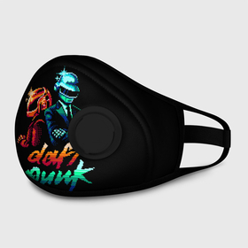 Маска из неопрена с принтом Daft Punk в городе Новоалтайск, неопрен 100% | Форма огибающая нос. Резинки для ушей с дополнительной резинкой на затылке. Клапан для выдоха для активного дыхания при занятиях спортом. Эластичный материал маски и окантовки для лучшего растяжения и прилегания маски.  | cyberpunk | daft | daftpunk | electronic | get | guy | guy manuel | human | lucky | music | punk | robot | rock | thomas | дафт | дафтпанк | киберпанк | музыка | ню диско | панк | робот | рок | техно | томас | электро | электроник рок