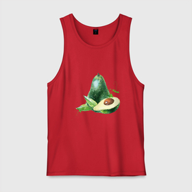 Мужская майка хлопок с принтом акварельное авокадо в Тюмени, 100% хлопок |  | авокадо | акварель | брызги | веган | вегетарианец | здоровье | зож | правильное питание | рисунок