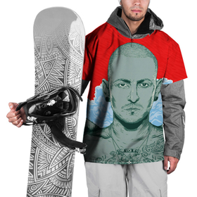 Накидка на куртку 3D с принтом LINKIN PARK в Екатеринбурге, 100% полиэстер |  | bennington | chester | linkin park | rock | беннингтон | линкин парк | рок | честер