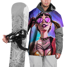 Накидка на куртку 3D с принтом Love, death and robots в Курске, 100% полиэстер |  | Тематика изображения на принте: love death robots | девушка | кибер | логотип | любовь | мультик | нетфликс | подарок | робот | сезон