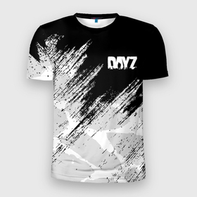 Мужская футболка 3D Slim с принтом DayZ , 100% полиэстер с улучшенными характеристиками | приталенный силуэт, круглая горловина, широкие плечи, сужается к линии бедра | arma | day z | game | survival | zombie | апокалипсис | вирус | день z | дэйзет | зомби | игра | лого | логотип | мертвец | эпидемия