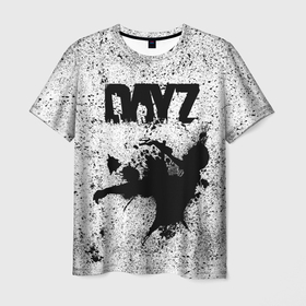 Мужская футболка 3D с принтом DayZ в Кировске, 100% полиэфир | прямой крой, круглый вырез горловины, длина до линии бедер | dayz | dayz standalone | horror | survival | survival horror | выживание | дейз | дейзи | логотипы игр | онлайн игры | хоррор