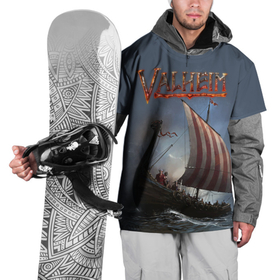 Накидка на куртку 3D с принтом Valheim в Санкт-Петербурге, 100% полиэстер |  | Тематика изображения на принте: drakkar | valhalla | valheim | viking | vikings | валхэйм | вальгала | вальхала | вальхейм | викинг | викинги | драккар