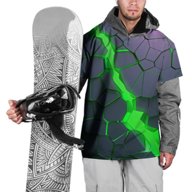 Накидка на куртку 3D с принтом ЗЕЛЕНЫЙ РАЗЛОМ | 3Д РАЗЛОМ в Екатеринбурге, 100% полиэстер |  | 3d | 3д | abstrakt | couter strike | csgo | dota | geometry | green | lol | rift | steel | wow | абстракт | геометрия | дота | зеленый | камни | кубики | пластик | плиты | разлом | раскол | свет | скин | сталь | текстура | трещина