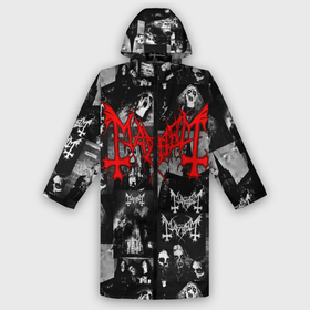 Дождевик унисекс 3D с принтом MAYHEM в Ухте,  |  | mayhem | metal | rock | the true mayhem. | блэк метал | дэд | мертвый | метал | музыка | мэйхем | рок