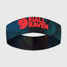 Повязка на голову 3D с принтом Fjall Raven | Дизайнерская в Екатеринбурге,  |  | fjall | raven | космос | лис | лиса | лого | логотип | равен | фьял