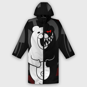 Дождевик унисекс 3D с принтом MONOKUMA | МОНОКУМА | DANGANRO в городе Новоалтайск,  |  | anime | bear | black  white | danganronpa | kurokuma | monodam | monokuma | monomi | monotaro | rabbit | school | shirokuma | аниме | главарь | мoноми | монокума | черно белый | школа