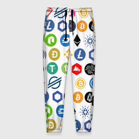 Мужские брюки 3D с принтом BITCOIN PATTERN | БИТКОИН(Z) в Курске, 100% полиэстер | манжеты по низу, эластичный пояс регулируется шнурком, по бокам два кармана без застежек, внутренняя часть кармана из мелкой сетки | Тематика изображения на принте: binance coin | bitcoin | blockchain | btc | cardano | crypto | ethereum | polkadot | tether | xrp | биткоин | блокчейн | валюта | деньги | криптовалюта | майнер | майнинг | паттерн | цифровая валюта | цифровое золото | эфир