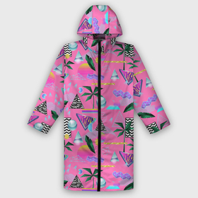 Дождевик унисекс 3D с принтом Vaporwave art в Рязани,  |  | абстракция | арт | вапорвейв | геометрия | ретро | рисунок | текстура | узор | хипстер