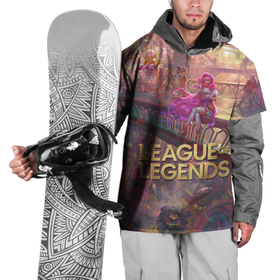 Накидка на куртку 3D с принтом Красотка | LOL в Петрозаводске, 100% полиэстер |  | league of legends | lol | moba | лига легенд | лол | моба