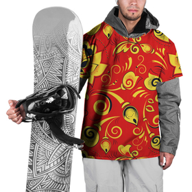 Накидка на куртку 3D с принтом ХОХЛОМА , 100% полиэстер |  | ветки | земляника | земляники | красные | одежда | ромашки | русь | рябина | рябины | сочные | традиционная | узоры | хохлома | цветы | ягоды