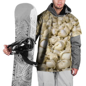 Накидка на куртку 3D с принтом Пельмени в Екатеринбурге, 100% полиэстер |  | вареники | обои пельмени | пельмендосы | пельмени | пельмень | пельмешки