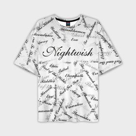 Мужская футболка oversize 3D с принтом Nightwish Songs в Белгороде,  |  | music | nightwish | nuclear blast | rock | spinefarm | лого | музыка | найтвиш | рок | симфоник метал | тарья турунен | флор янсен