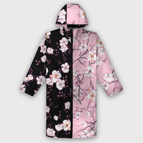 Дождевик унисекс 3D с принтом САКУРА | SAKURA | ВИШНЯ в Новосибирске,  |  | chery | flowers | japan | roses | sakura | вишня | растения | розы | ромашка | сакура | тюльпаны | цветы | цветы сакуры | япония