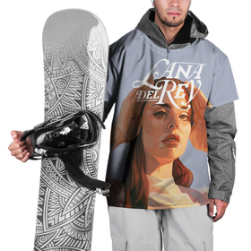 Накидка на куртку 3D с принтом Lana del rey в Курске, 100% полиэстер |  | Тематика изображения на принте: lana del rey | music | лана дел рей | музыка | певица