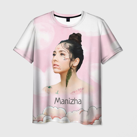 Мужская футболка 3D с принтом Манижа  Manizha в Белгороде, 100% полиэфир | прямой крой, круглый вырез горловины, длина до линии бедер | manizha | далеровна | душанбе | евровидение | евровидение 2021 | манижа | певица | таджикистан | хамраева