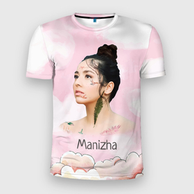 Мужская футболка 3D спортивная с принтом Манижа  Manizha , 100% полиэстер с улучшенными характеристиками | приталенный силуэт, круглая горловина, широкие плечи, сужается к линии бедра | manizha | далеровна | душанбе | евровидение | евровидение 2021 | манижа | певица | таджикистан | хамраева