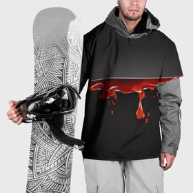 Накидка на куртку 3D с принтом Разрезанный в Тюмени, 100% полиэстер |  | Тематика изображения на принте: horror | кровотечение | кровь | разрезанный | рана | раненный | ужас | умирающий
