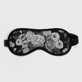Маска для сна 3D с принтом Розы в Петрозаводске, внешний слой — 100% полиэфир, внутренний слой — 100% хлопок, между ними — поролон |  | flowers | герберы | контур | легкие | лилии | мягкие | роза | ромашка | тренд | цветы