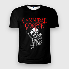 Мужская футболка 3D спортивная с принтом Cannibal Corpse | 1 в Белгороде, 100% полиэстер с улучшенными характеристиками | приталенный силуэт, круглая горловина, широкие плечи, сужается к линии бедра | band | cannibal corpse | metal | music | rock | атрибутика | группа | метал | музыка | рок