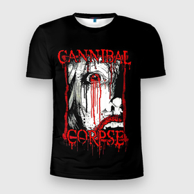 Мужская футболка 3D спортивная с принтом Cannibal Corpse | 2 в Белгороде, 100% полиэстер с улучшенными характеристиками | приталенный силуэт, круглая горловина, широкие плечи, сужается к линии бедра | band | cannibal corpse | metal | music | rock | атрибутика | группа | метал | музыка | рок