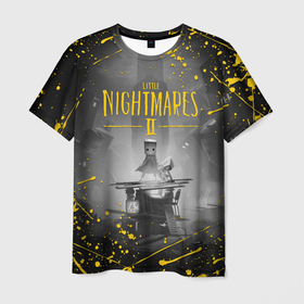 Мужская футболка 3D с принтом LITTLE NIGHTMARES 2 в Санкт-Петербурге, 100% полиэфир | прямой крой, круглый вырез горловины, длина до линии бедер | kid | little nightmares | little nightmares 2 | six | yellow | жёлтый | игры | комиксы | литл найтмерс | шестая