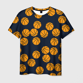 Мужская футболка 3D с принтом Баскетбольные мячи в Белгороде, 100% полиэфир | прямой крой, круглый вырез горловины, длина до линии бедер | activity | ball | basketball | black | brightness | brown | circle | color | game | illustration | orange | sport | victory | yellow | активность | апельсиновый | баскетбол | желтый | игра | иллюстрация | коричневый | круг | мяч | оранжевый | победа | спо