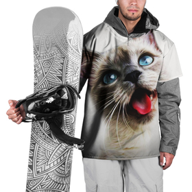 Накидка на куртку 3D с принтом Котик в Курске, 100% полиэстер |  | Тематика изображения на принте: cat | животные | кот | котенок | кошка | смешной | смешной кот