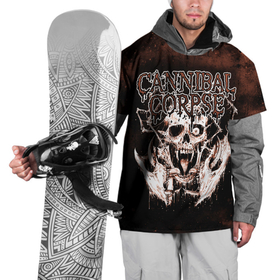 Накидка на куртку 3D с принтом Cannibal Corpse в Петрозаводске, 100% полиэстер |  | Тематика изображения на принте: canibal corpse | cannibal corpse | death metal | группы | дэт метал | канибал корпс | метал | рок