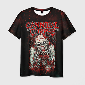 Мужская футболка 3D с принтом Cannibal Corpse , 100% полиэфир | прямой крой, круглый вырез горловины, длина до линии бедер | canibal corpse | cannibal corpse | death metal | группы | дэт метал | канибал корпс | метал | рок