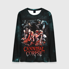 Мужской лонгслив 3D с принтом Cannibal Corpse в Курске, 100% полиэстер | длинные рукава, круглый вырез горловины, полуприлегающий силуэт | canibal corpse | cannibal corpse | death metal | группы | дэт метал | канибал корпс | метал | рок