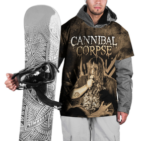 Накидка на куртку 3D с принтом Cannibal Corpse в Тюмени, 100% полиэстер |  | Тематика изображения на принте: canibal corpse | cannibal corpse | death metal | группы | дэт метал | канибал корпс | метал | рок