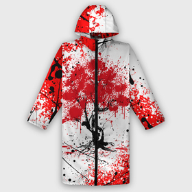 Дождевик унисекс 3D с принтом САКУРА | SAKURA | ВИШНЯ в городе Новоалтайск,  |  | chery | colors | flowers | japan | paints | roses | sakura | брызги | вишня | краски | растения | розы | ромашка | сакура | тюльпаны | цветы | цветы сакуры | япония