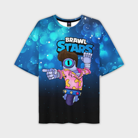 Мужская футболка oversize 3D с принтом STU   Brawl Stars ,  |  | brawl | brawl stars | brawlstars | brawl_stars | jessie | бравл | бравлер stu | бравлстарс | гонщик | каскадер | сту