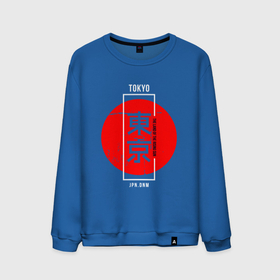 Мужской свитшот хлопок с принтом ТОКИО | Логотип в Санкт-Петербурге, 100% хлопок |  | japan | tokyo | иероглифы | кандзи | красный | круг | солнце | токио | япония