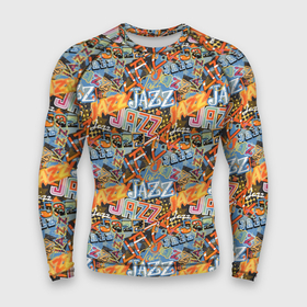Мужской рашгард 3D с принтом Jazz в Белгороде,  |  | jazz | бибоп | биг бенд | блюз | джаз | джаз мануш | кул джаз | музыка | ноты | оркестр | постбоп | регги | ритм н блюз | саксофон | свинг | смуз джаз | соул джаз | фри джаз | хард боп | эйсид джаз