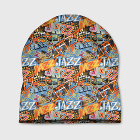 Шапка 3D с принтом Jazz в Белгороде, 100% полиэстер | универсальный размер, печать по всей поверхности изделия | jazz | бибоп | биг бенд | блюз | джаз | джаз мануш | кул джаз | музыка | ноты | оркестр | постбоп | регги | ритм н блюз | саксофон | свинг | смуз джаз | соул джаз | фри джаз | хард боп | эйсид джаз