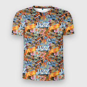 Мужская футболка 3D Slim с принтом Jazz , 100% полиэстер с улучшенными характеристиками | приталенный силуэт, круглая горловина, широкие плечи, сужается к линии бедра | jazz | бибоп | биг бенд | блюз | джаз | джаз мануш | кул джаз | музыка | ноты | оркестр | постбоп | регги | ритм н блюз | саксофон | свинг | смуз джаз | соул джаз | фри джаз | хард боп | эйсид джаз