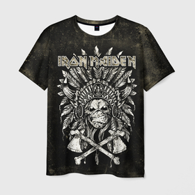 Мужская футболка 3D с принтом IRON MADEN , 100% полиэфир | прямой крой, круглый вырез горловины, длина до линии бедер | heavy metal | iron maiden | metal | айрон мейден | группы | метал | музыка | рок | хеви метал
