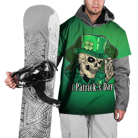Накидка на куртку 3D с принтом Good day , 100% полиэстер |  | saint patricks day | арт | графика | март | патрик | святой патрик