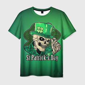 Мужская футболка 3D с принтом Good day в Курске, 100% полиэфир | прямой крой, круглый вырез горловины, длина до линии бедер | saint patricks day | арт | графика | март | патрик | святой патрик