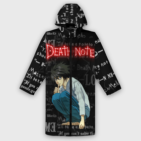 Дождевик унисекс 3D с принтом ТЕТРАДЬ СМЕРТИ в городе Новоалтайск,  |  | anime | death note | аниме | кира | лайт ягами | манга | миса аманэ | михаэль кэл | ниа | рэм. | рюк