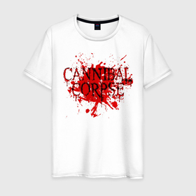 Мужская футболка хлопок с принтом Cannibal Corpse в Кировске, 100% хлопок | прямой крой, круглый вырез горловины, длина до линии бедер, слегка спущенное плечо. | cannibal | cannibal corpse | corpse | trash | алекс уэбстер | брутальный дэт метал | дэт метал | дэтграйнд | пол мазуркевич