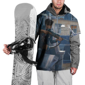 Накидка на куртку 3D с принтом Пятый снайпер в Курске, 100% полиэстер |  | umbrella academy | академия амбрелла | клаус харгривз | номер пять | роберт шиэн
