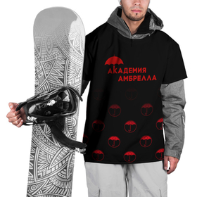 Накидка на куртку 3D с принтом Академия Амбрелла в Петрозаводске, 100% полиэстер |  | umbrella academy | академия амбрелла | клаус харгривз | номер пять | роберт шиэн