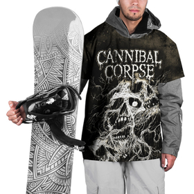 Накидка на куртку 3D с принтом Cannibal Corpse в Санкт-Петербурге, 100% полиэстер |  | Тематика изображения на принте: canibal corpse | cannibal corpse | death metal | группы | дэт метал | канибал корпс | метал | рок